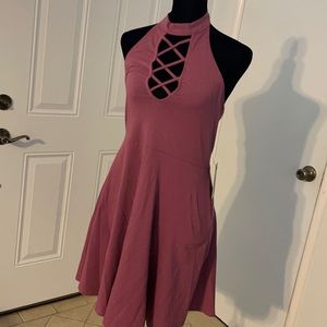 2 for 20 sale! Brand new express criss cross halter dress